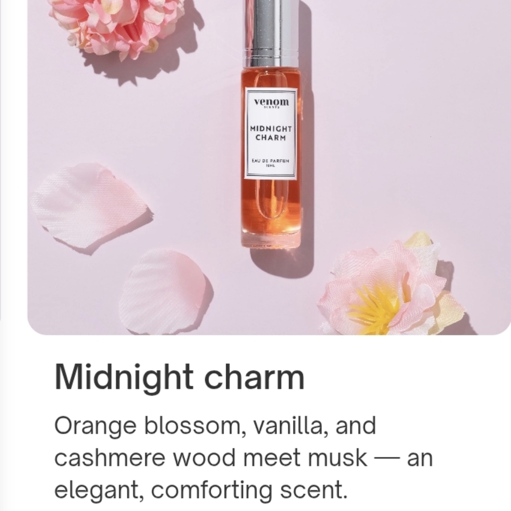 Midnight Charm Eau de Parfum - Silver and Orange - Picture 3 of 6